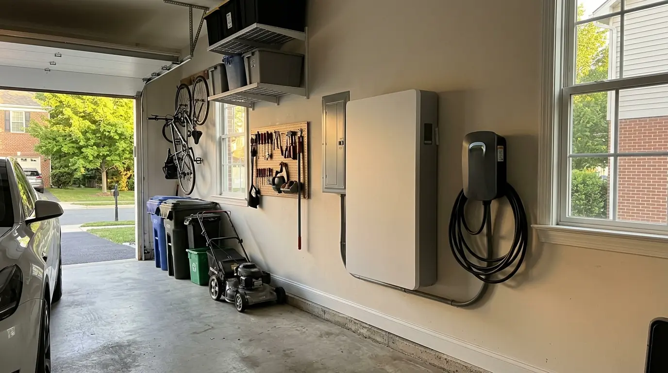 Batteries, EV and panels work by Renewing Energy in Washington, DC