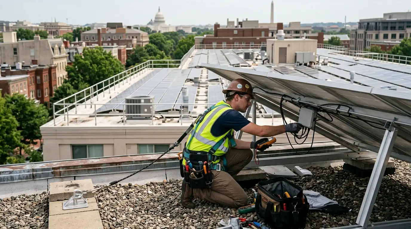 Repair and service work by Renewing Energy in Washington, DC