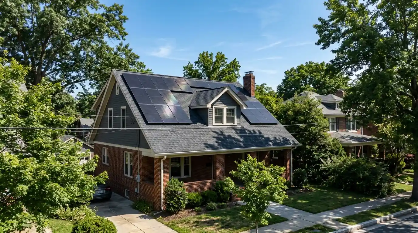 Home solar work by Renewing Energy in Washington, DC